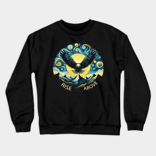 Eagle starry night Crewneck Sweatshirt